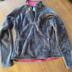 Brown North Face Osito Quarter Zip